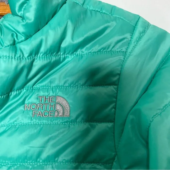North Face Mossbud reversible girls jacket 14/16 - Picture 11 of 12